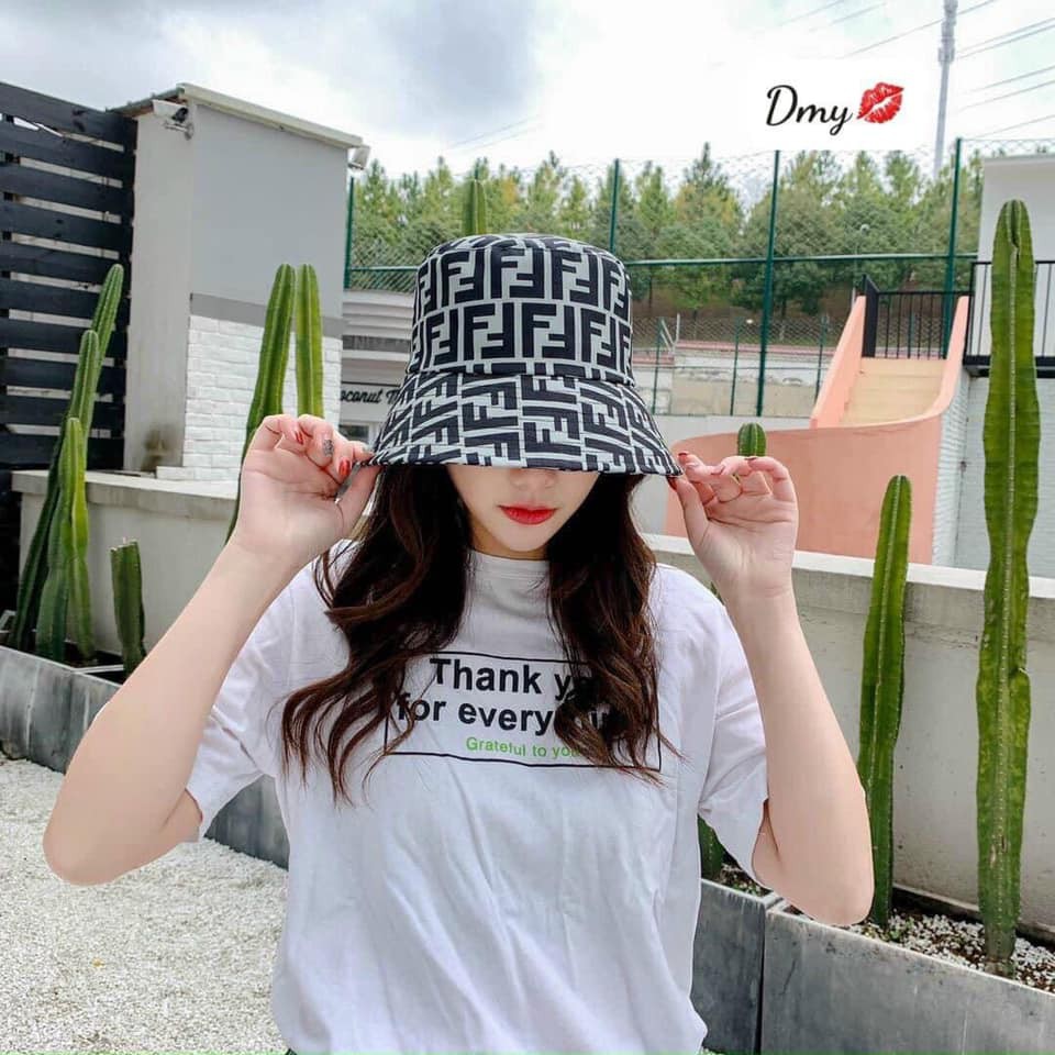 Mũ bucket Fendy phong cách hàn quốc siêu xinh