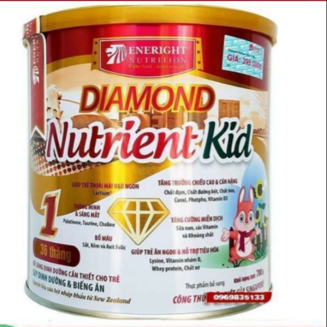 Sữa Diamond Nutrient kid 1 (700g) Hsd mới nhất