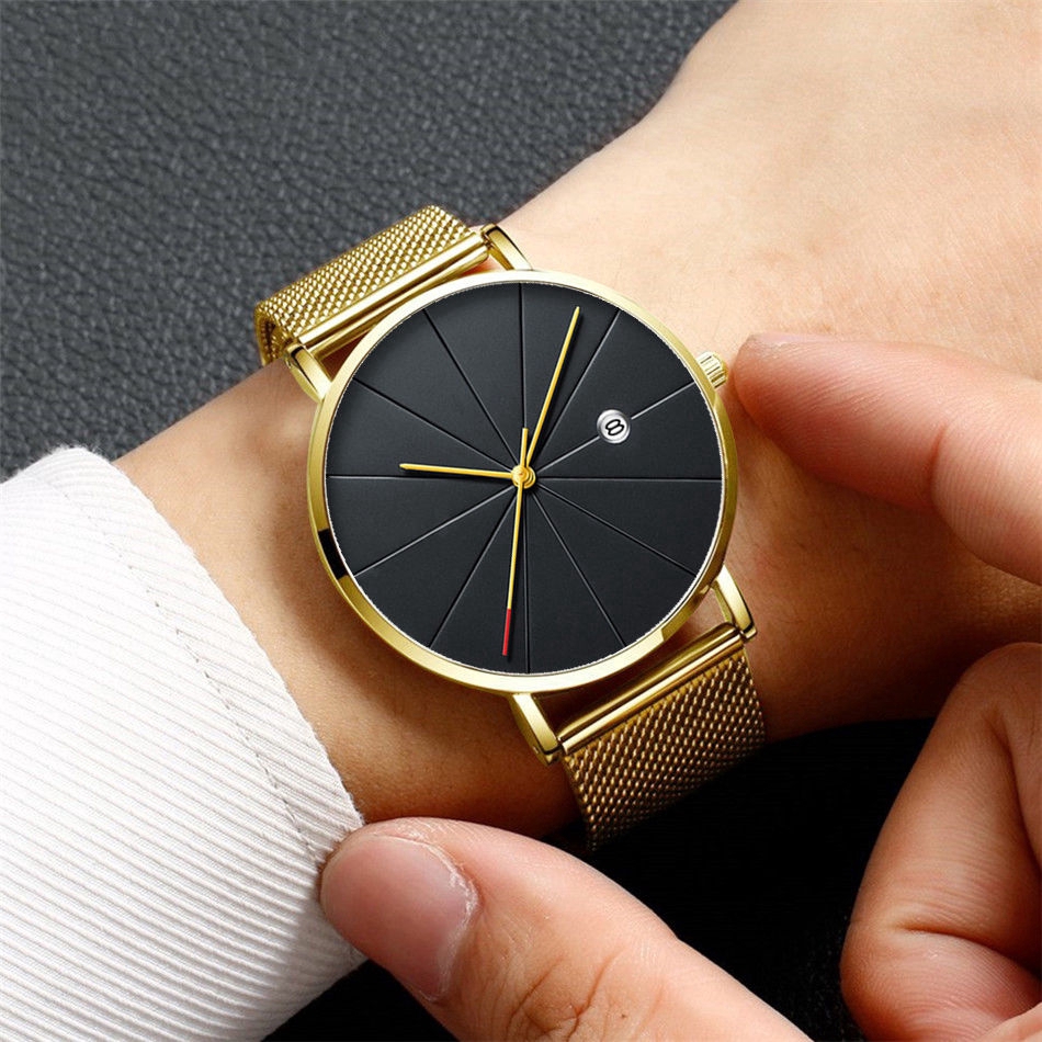 Đồng hồ dây đeo thép không gỉ hợp thời trang cho nam | BigBuy360 - bigbuy360.vn