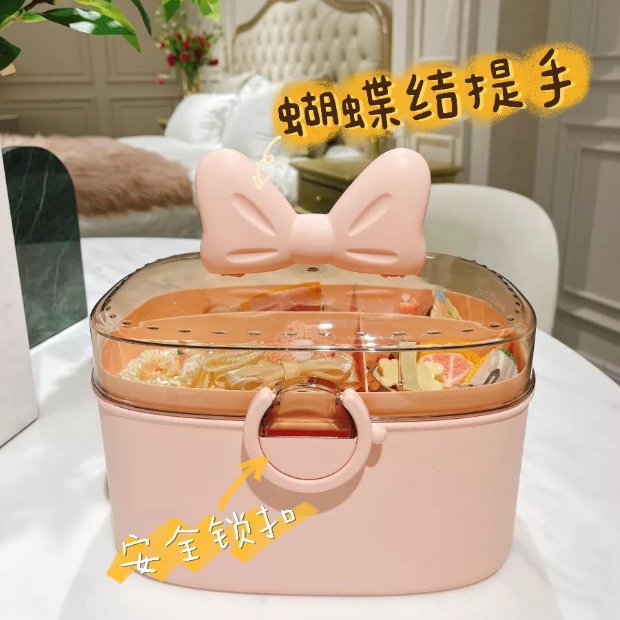 Hộp Đựng Phụ Kiện Kẹp Tóc / Kẹp Tóc Bằng Cao Su Cho Bé Gái