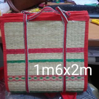 [HCM] Chiếu cói gấp uzu cao cấp xuất khẩu 1m6x2m