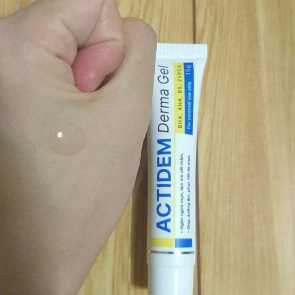 Gel giảm mụn Actidem Derma Gel mờ thâm mụn ngăn ngừa mụn tái phát 18 gram