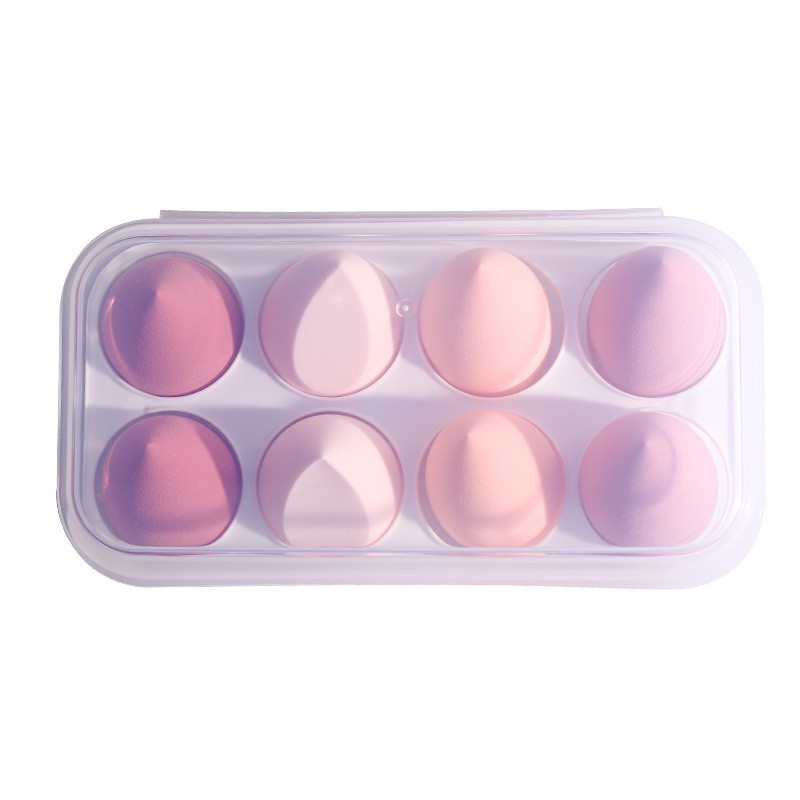 8 cái / hộp dụng cụ trang điểm trứng bọt biển đặc biệt của phụ nữ
