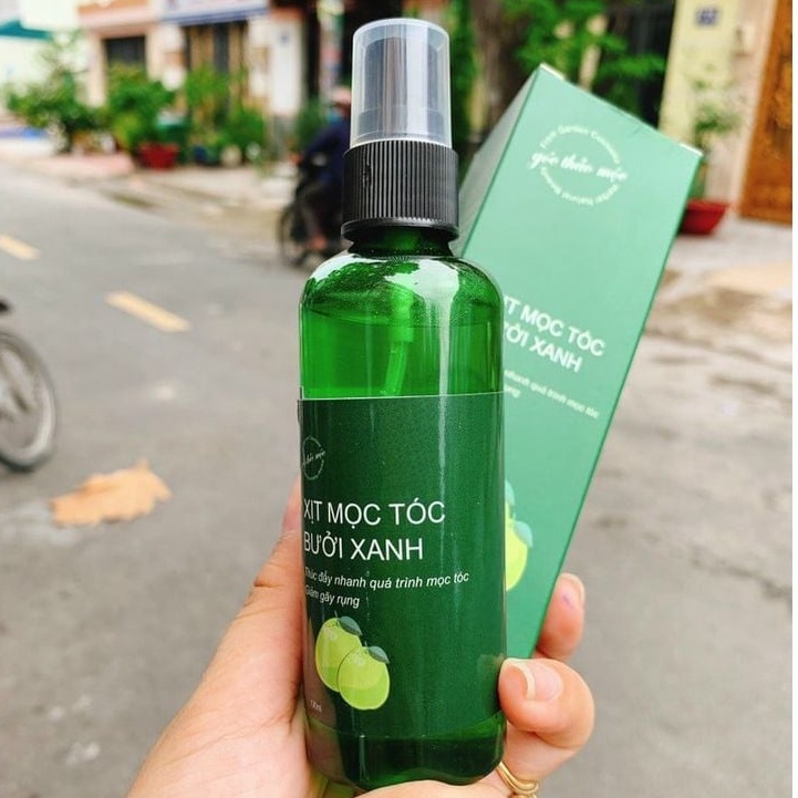 Xịt mọc tóc gốc thảo mộc bưởi xanh thiên nhiên 100ml