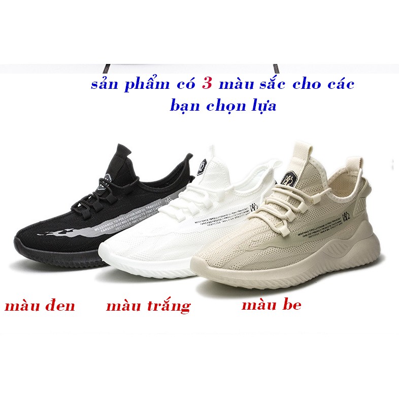 Giày Sneaker Nam 💖FREESHIP💖, Giày Thể thao Thoáng Khí- Giày Nam Đế Cao Su Mềm | BigBuy360 - bigbuy360.vn