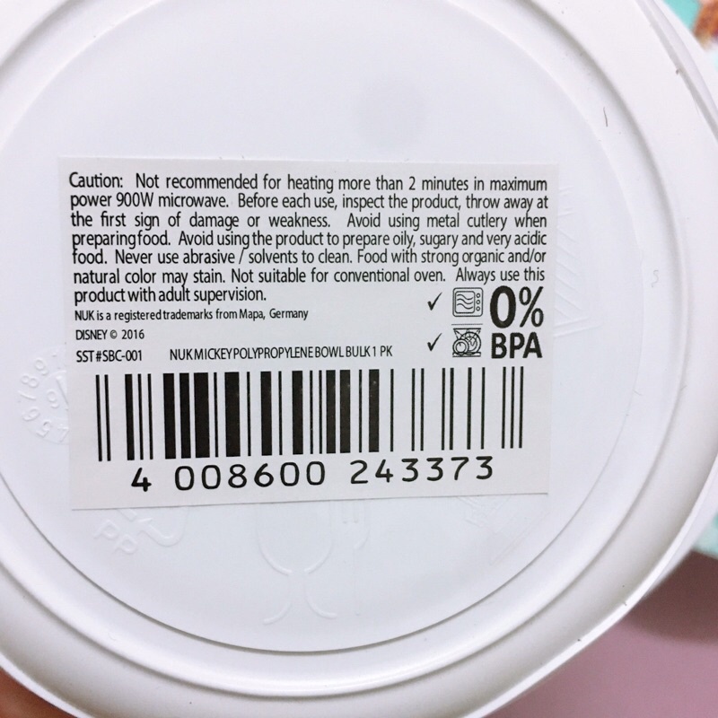 Bát ăn bằng nhựa Nuk siêu đẹp cho bé