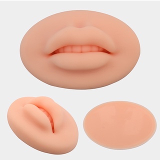 Môi giả tập xăm silicon 5d