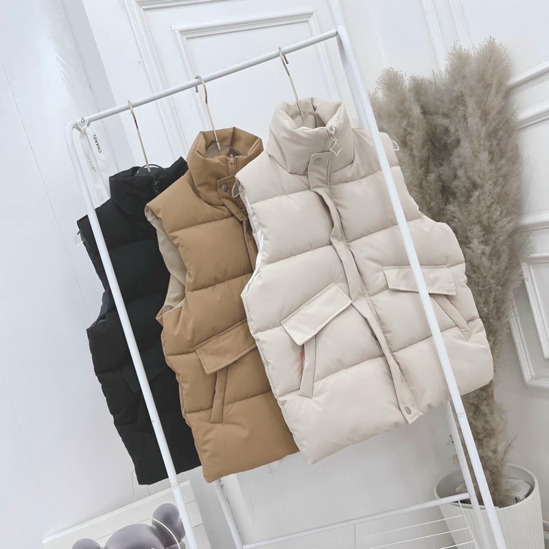Áo phao Gile Nữ Quảng Châu 4 Màu Siêu Xinh  026