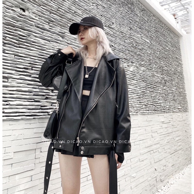 JACKET LEATHER UNISEX | BigBuy360 - bigbuy360.vn