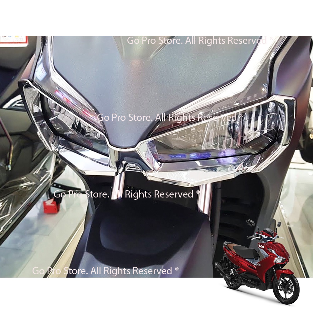 Ốp Viền Đèn Pha AIR BLADE 2023 Nhựa Xi