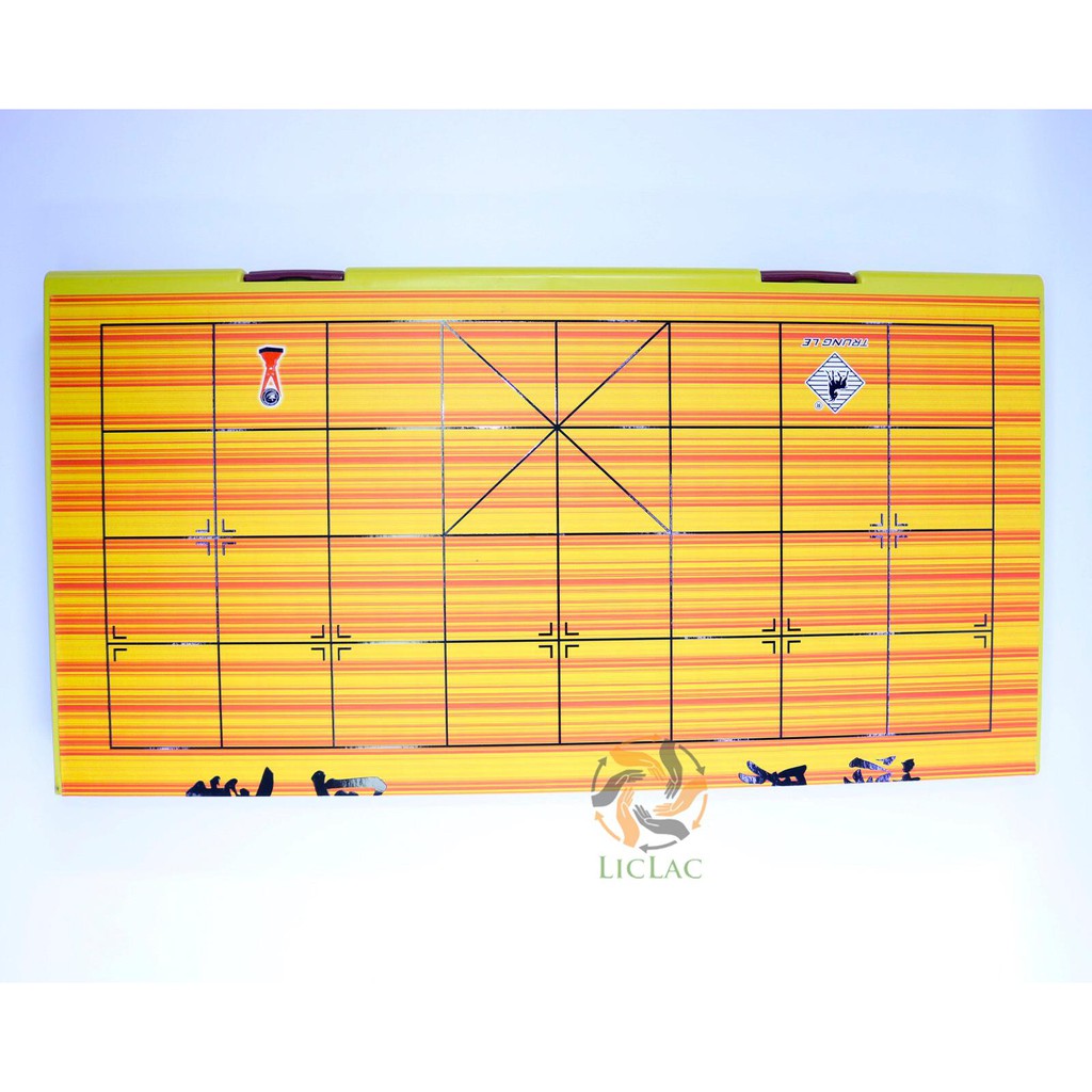 Bộ Cờ Tướng Và Bàn Cờ (Size LỚN) - Bộ Cờ Tướng Giải Trí Bằng Nhựa Trung Lê (Made in Việt Nam)