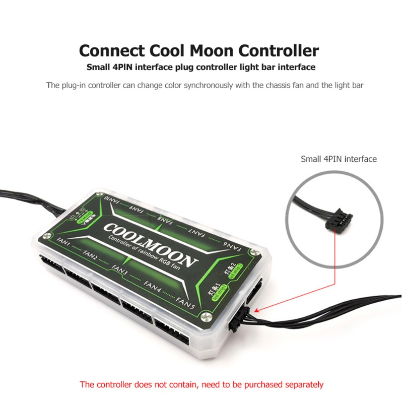 Quạt tản nhiệt ổ cứng LI COOLMOON CM-M73S M.2 ARGB SSD 2280