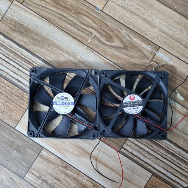 Quạt DC 12V  0.40A -0.50A 13cm-14cm(đã qua sử dụng)