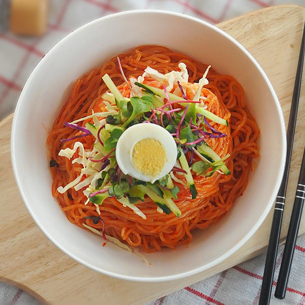 Mỳ trộn chua cay Pulmuone gói 460g 2 phần ăn