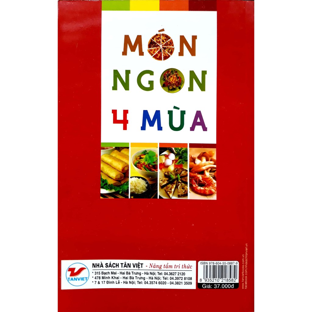 Sách - Món Ngon 4 Mùa