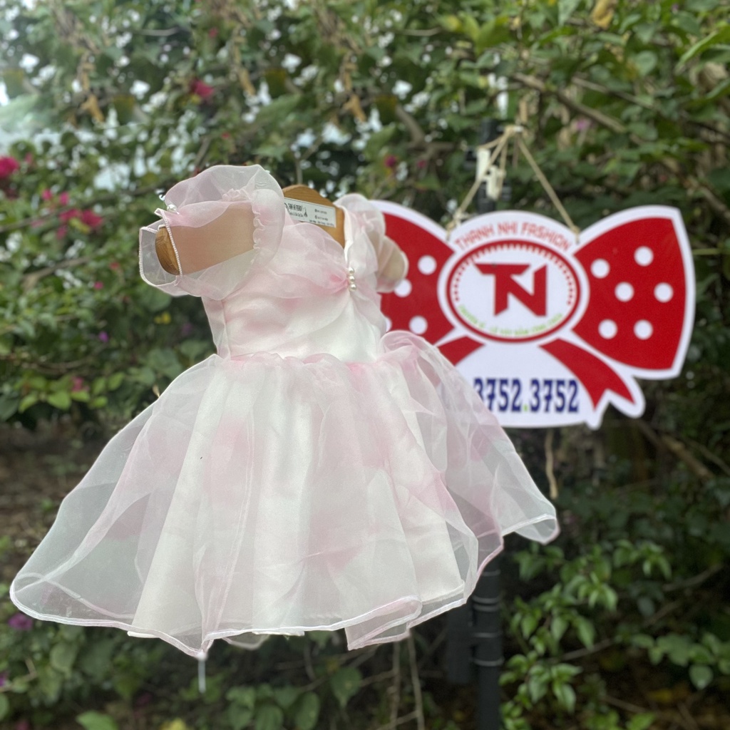 Váy Công Chúa kiểu Đáng Yêu hàng Thiết Kế Cao Cấp Đầm Bé Gái Thanh Nhi Fashion TN8522006