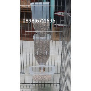 Máng ăn cho bồ câu,cu gáy,gà,vẹt, yến phụng,chim giá 50k/bộ