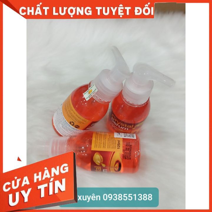 Tinh dầu Unique Serum TỨ QUÝ ĐỎ dưỡng tóc khô hư tổn 125ml Chính hãng  FREESHIP  GIỮ MÀU PHỤC HỒI TÓC MỀM KO BẾT RÍT..