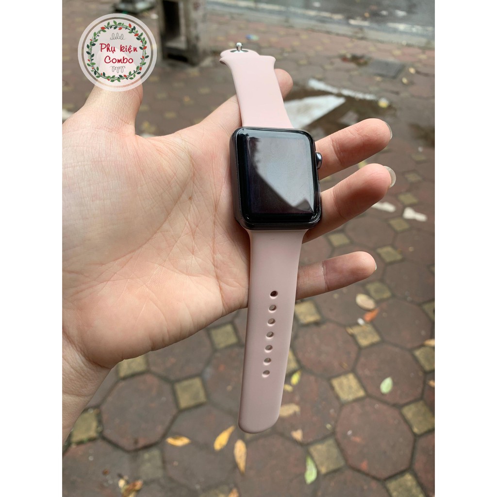 [Có Màu Xanh Midnight]Dây đeo cao su Sport band dành cho Apple Watch 38/40mm - 42/44 mm sang trọng và bền đẹp