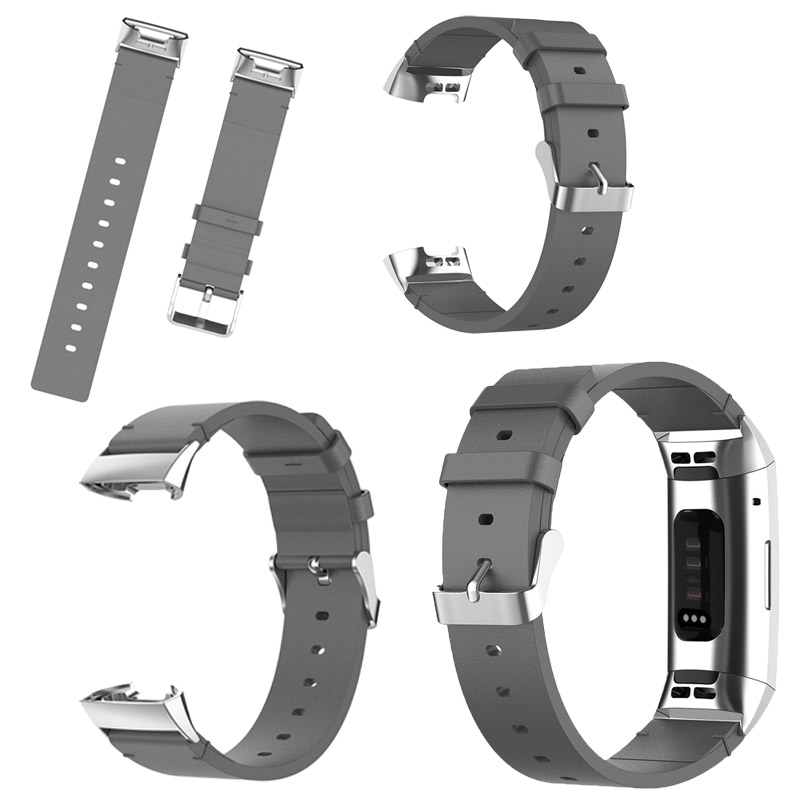 Dây Đeo Thay Thế Bằng Da Cho Đồng Hồ Thông Minh Fitbit Charge 4 Fitbit Charge 3 / 3e
