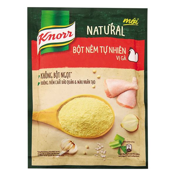 E - Bột Nêm Knorr Natural Vị Gà 150G