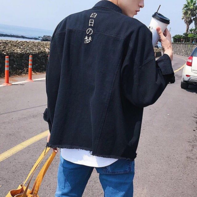 Áo khoác jean Unisex Hàn Quốc vải đẹp cao cấp rất đẹp