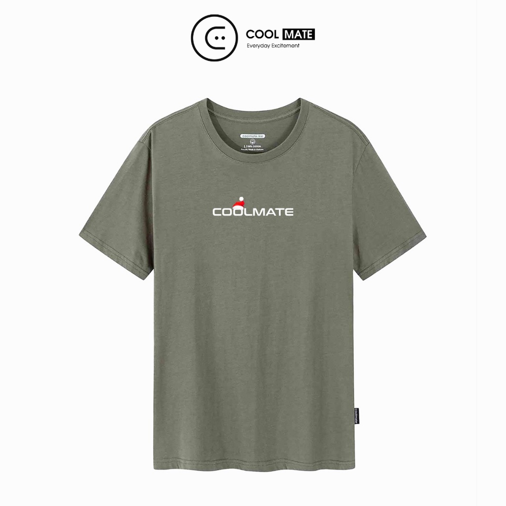 Áo thun nam 100% Cotton Essential Tee in Christmas thương hiệu Coolmate