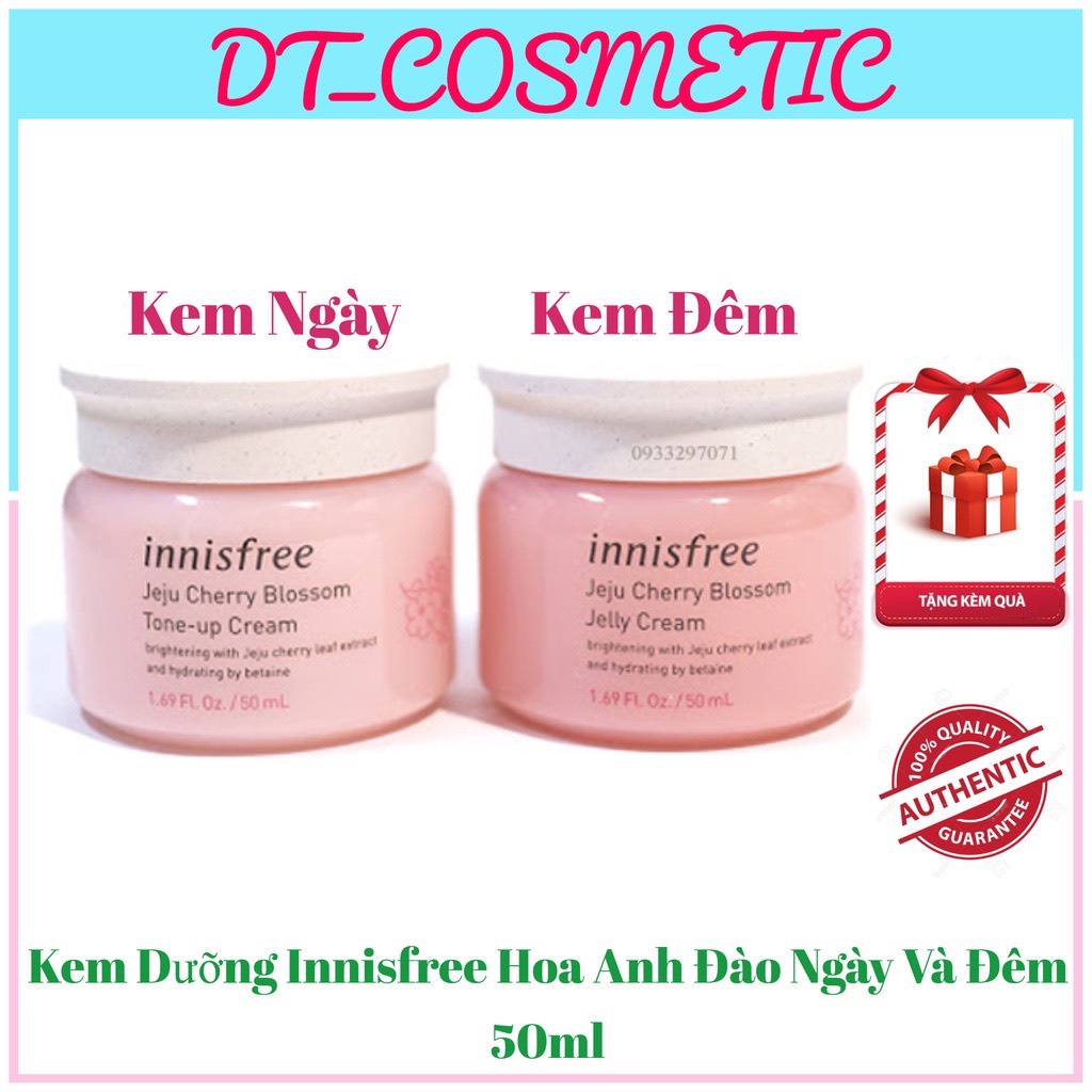 Kem dưỡng innisfree hoa anh đào Jeju Cherry Blossom Jelly Cream 50mL dưỡng ẩm trắng da