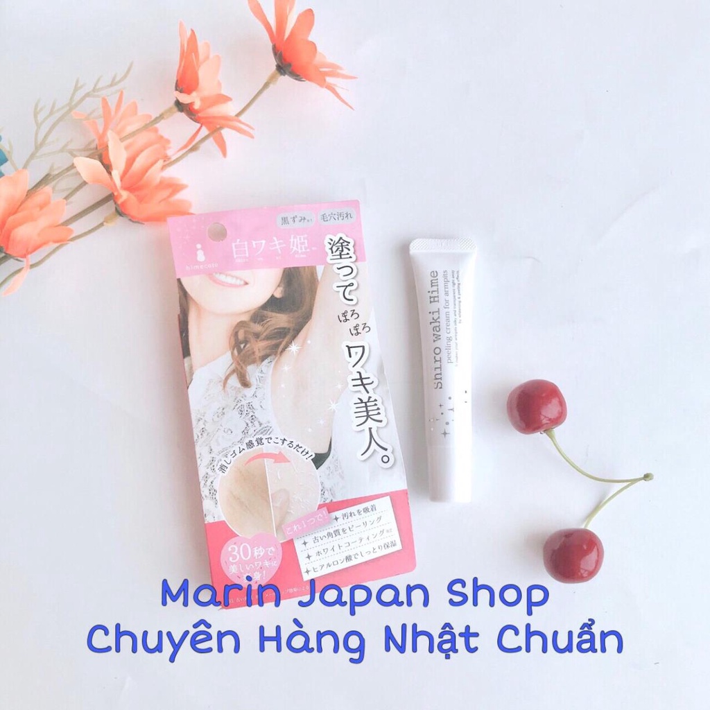 (Chuẩn Nhật) Gel tẩy tế bào da chết chuyên vùng nách giúp giảm thâm, trắng da waki hime Nhật Bản