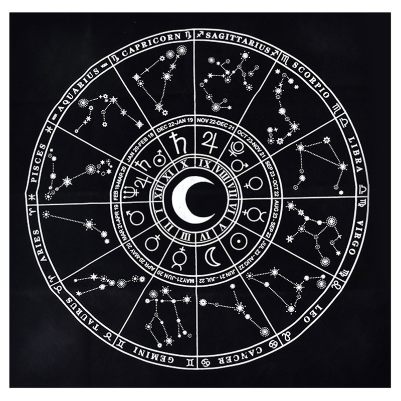 Túi Đựng Bài Tarot 49x49cm 19x19in Bằng Nhung Chất Lượng Cao