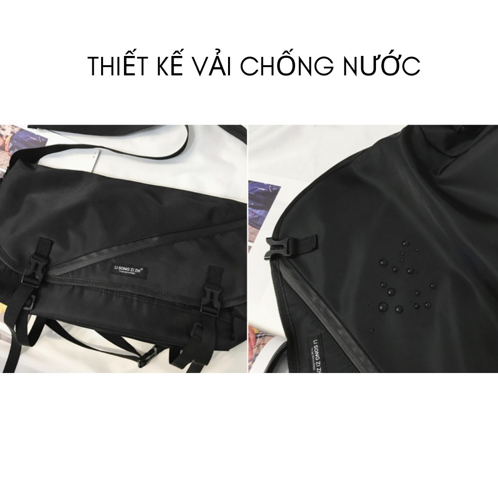 Túi Đeo Chéo Học Sinh Sinh Viên Đi Học Thời Trang Vải Chống Nước Nhiều Ngăn - TÚI BAGS Đựng Laptop | BigBuy360 - bigbuy360.vn