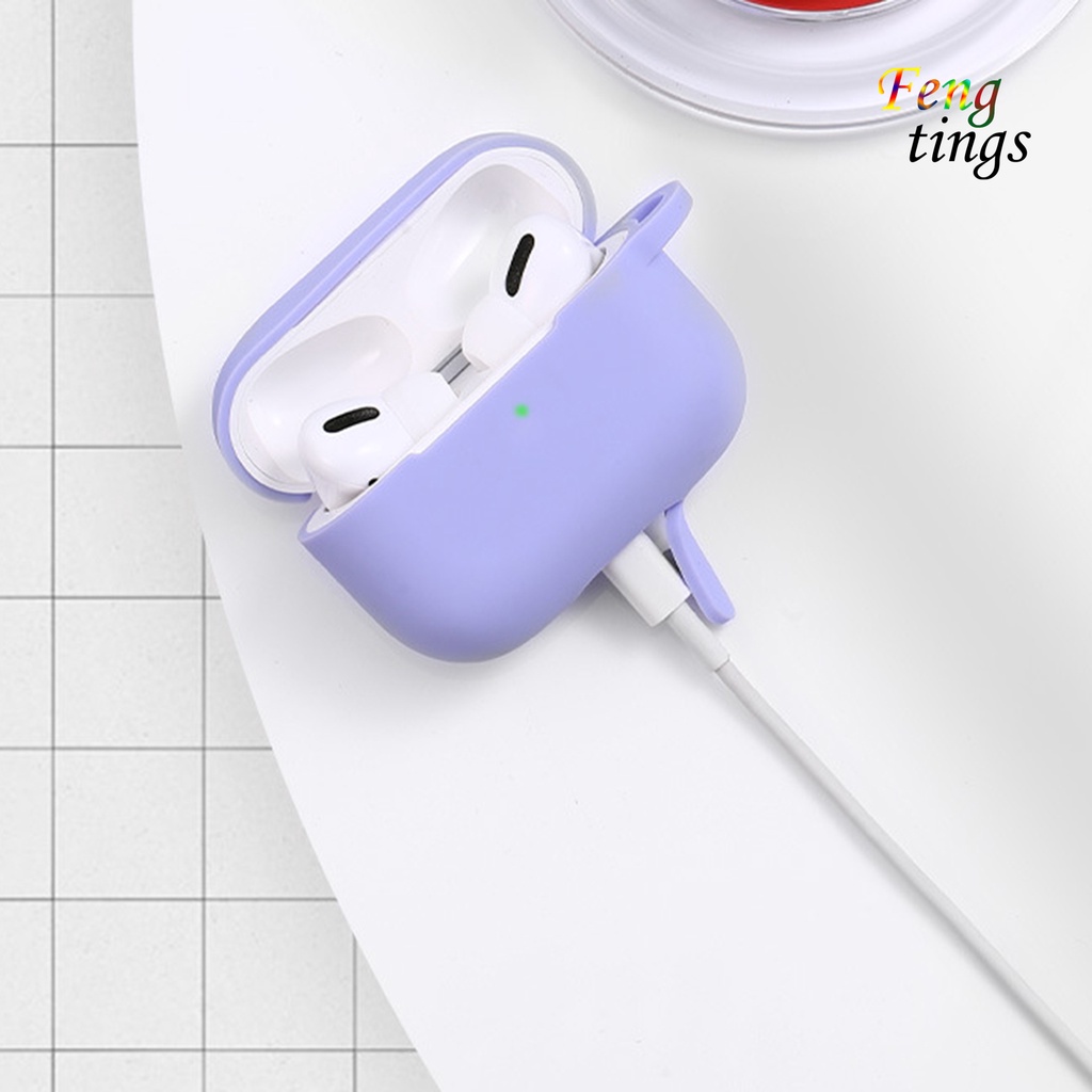 Vỏ bảo vệ hộp sạc tai nghe bluetooth bằng silicon thích hợp cho Airpods Pro