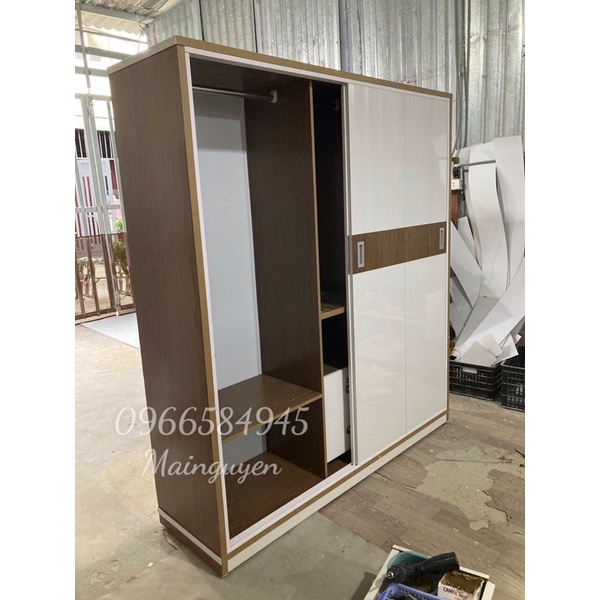 Tủ Nhựa Đài Loan 4 cánh lùa phối 1m85x1m65 FREESHIP HCM 15km