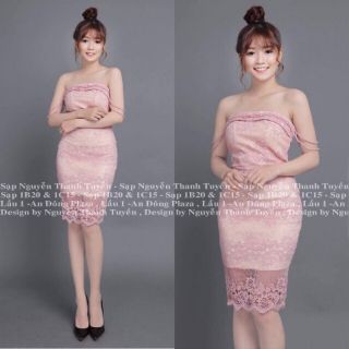 Đầm body ren