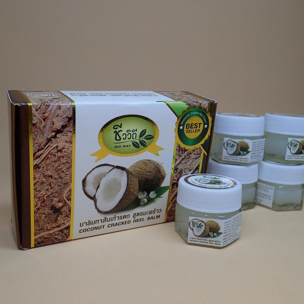 Kem dưỡng da chân BIO WAY Thái Lan Chuối, Dừa, Sả 25g | BigBuy360 - bigbuy360.vn