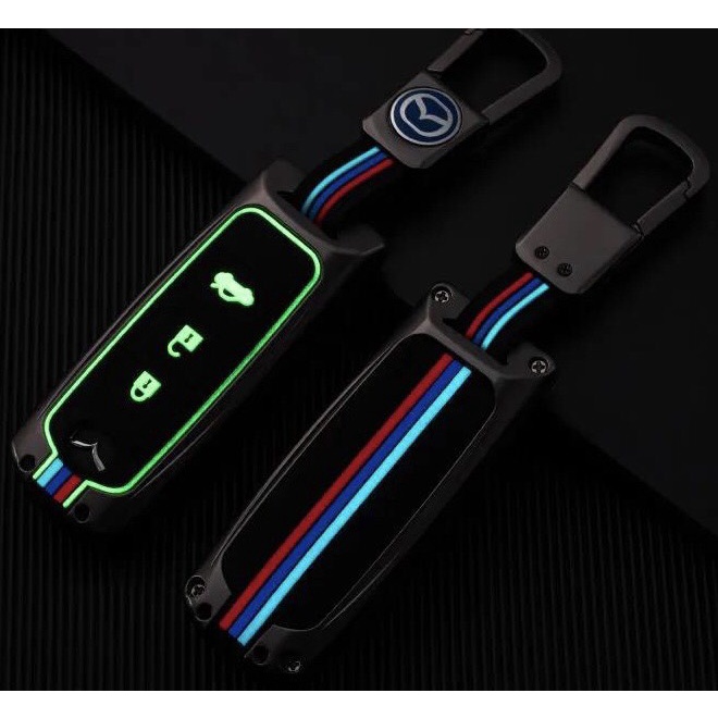 Ốp chìa khóa hợp kim cao cấp xe ô tô Mazda3 2015 - 2019: Mazda 2: Mazda6: CX5: CX8