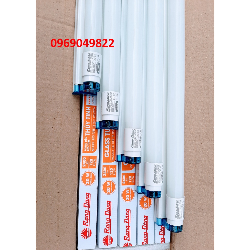 Bộ bóng đèn Led tuýp 1m2 Rạng Đông 1,2m 20W ánh sáng trắng (đặt mua từ 3 sp)