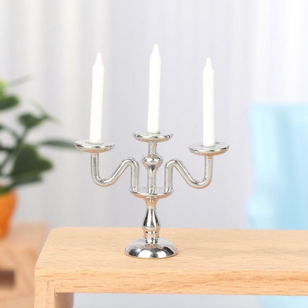 Giá Đỡ Nến Tỉ Lệ 1: 12 Dùng Trang Trí Nhà Búp Bê