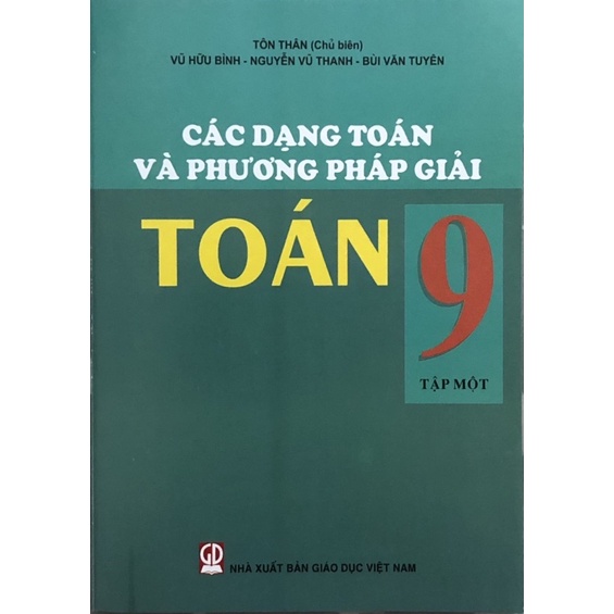 Sách - (Combo 2 tập) Các Dạng Toán Và Phương pháp Giải Toán 9