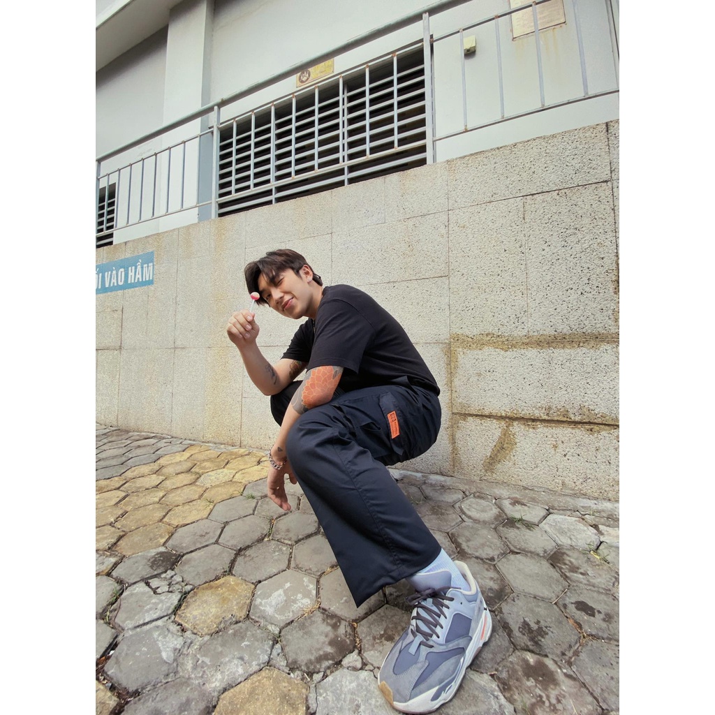 Quần dài Richness Cargo Pants màu đen, KAKI - Local Brand Chính Hãng