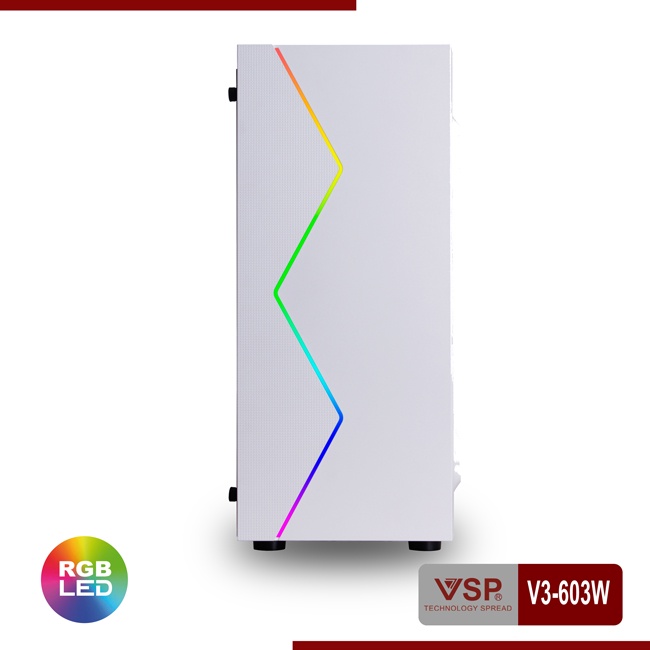 Vỏ Case Máy Tính VSP V3-603W Trắng