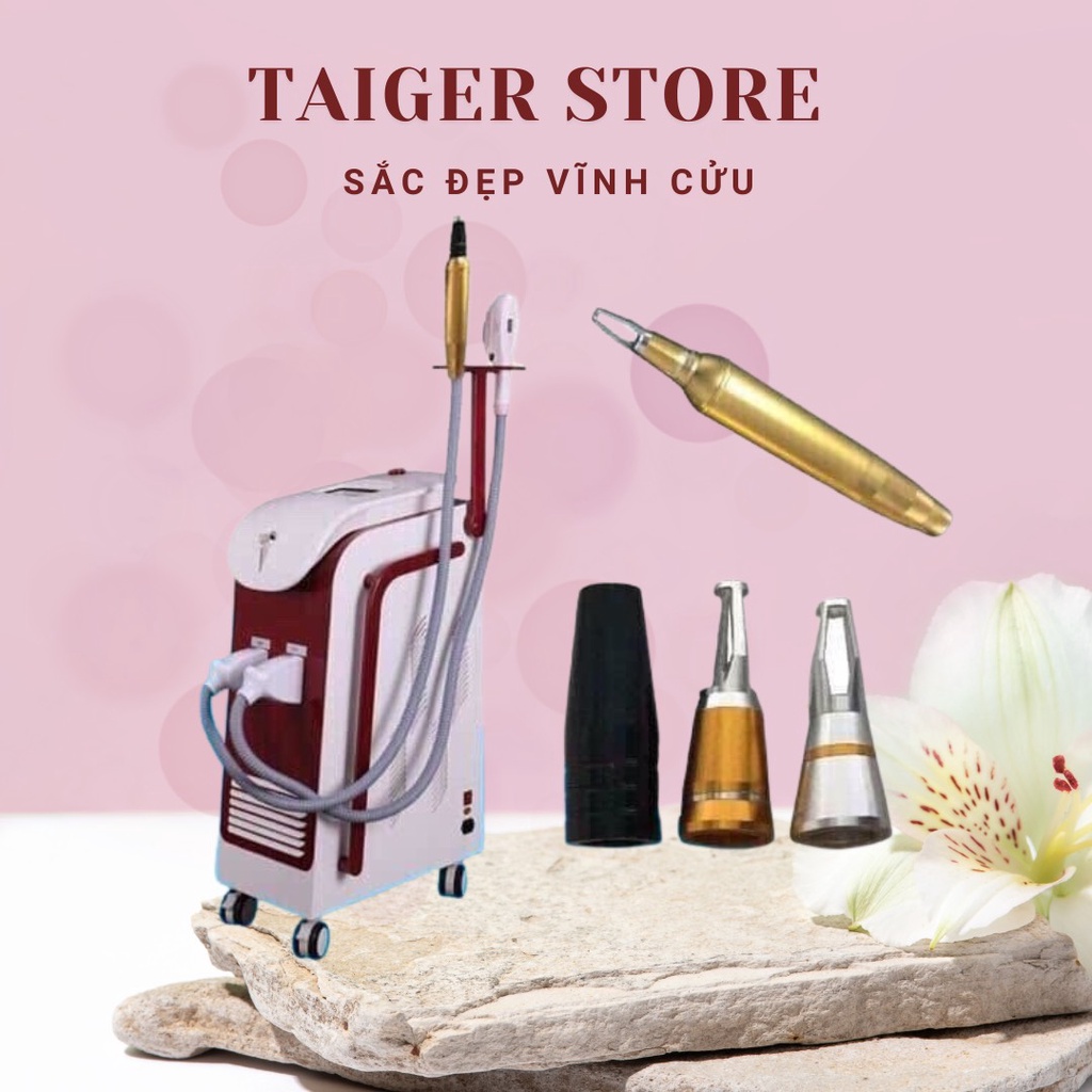 MÁY XÓA XĂM VÀ TRIỆT LÔNG 2 TRONG 1 FQ BEAUTY - TẶNG GEL CACBON+ TẾ BÀO GỐC+ THUỐC TÊ