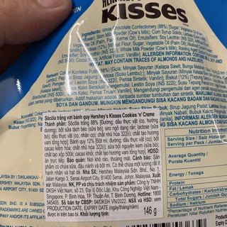 SOCOLA HERSHEY'S các loại date mới