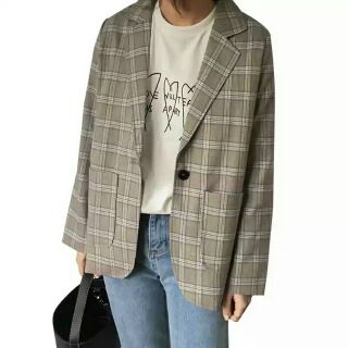 [ Order]  khoác xám nâu ulzzang