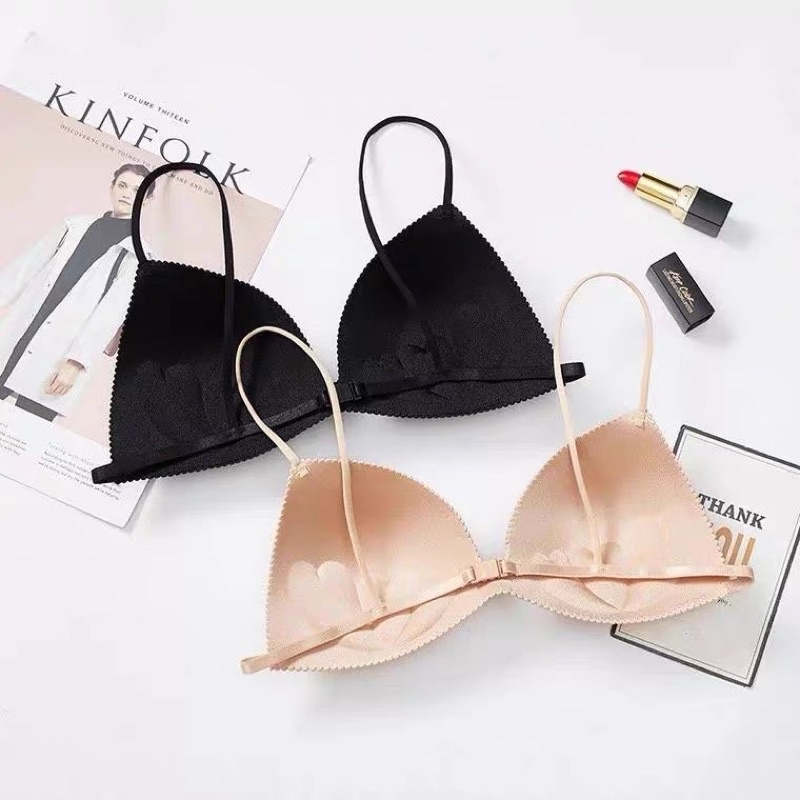 Áo lót nữ không gọng ,áo ngực su 2 dây nâng ngực kiểu dáng nhẹ nhàng hở lưng, sexy và gợi cảm M18