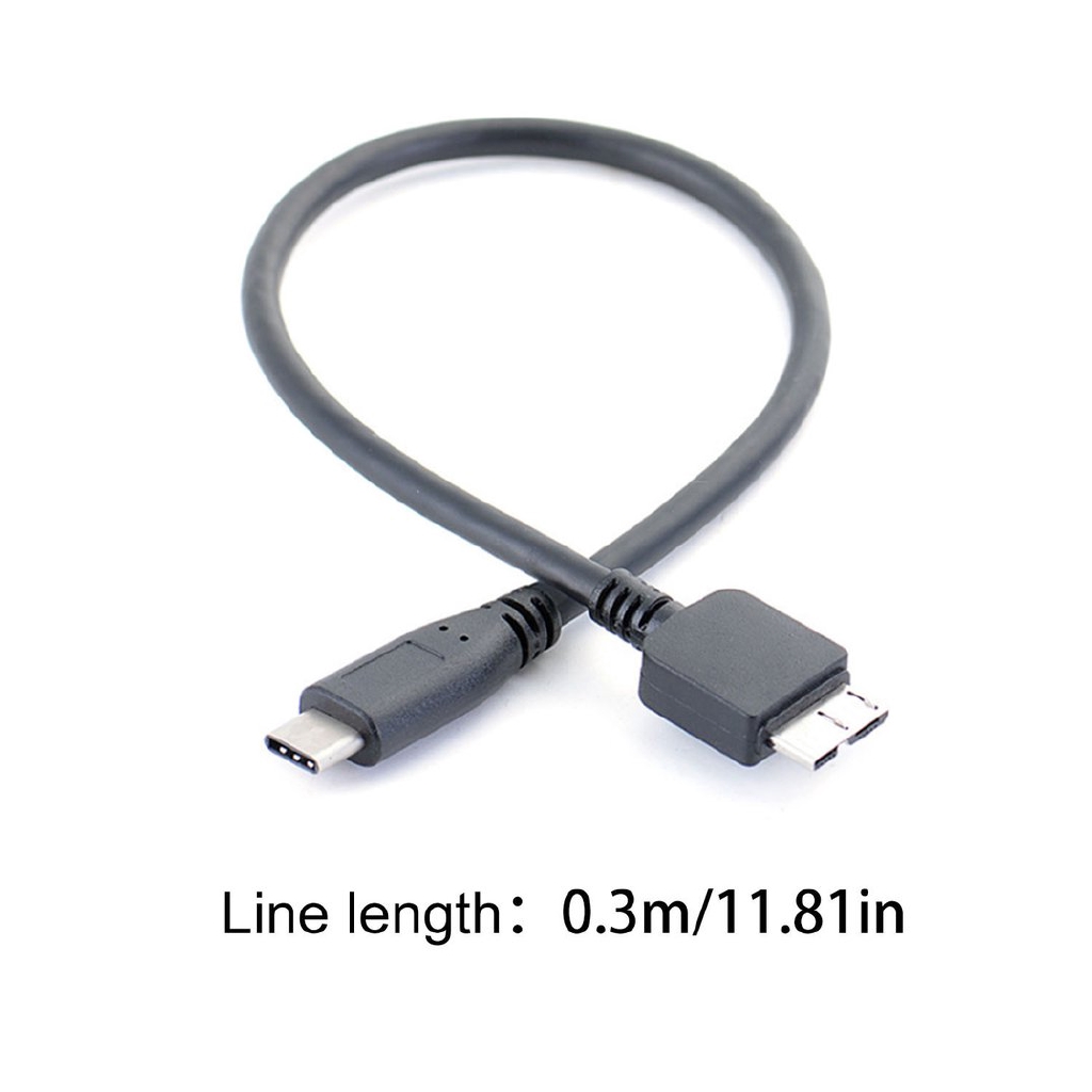 【PS】USB 3.1 Type-C Male To USB 3.0 Micro B Male Data Cable For Tablet Phone