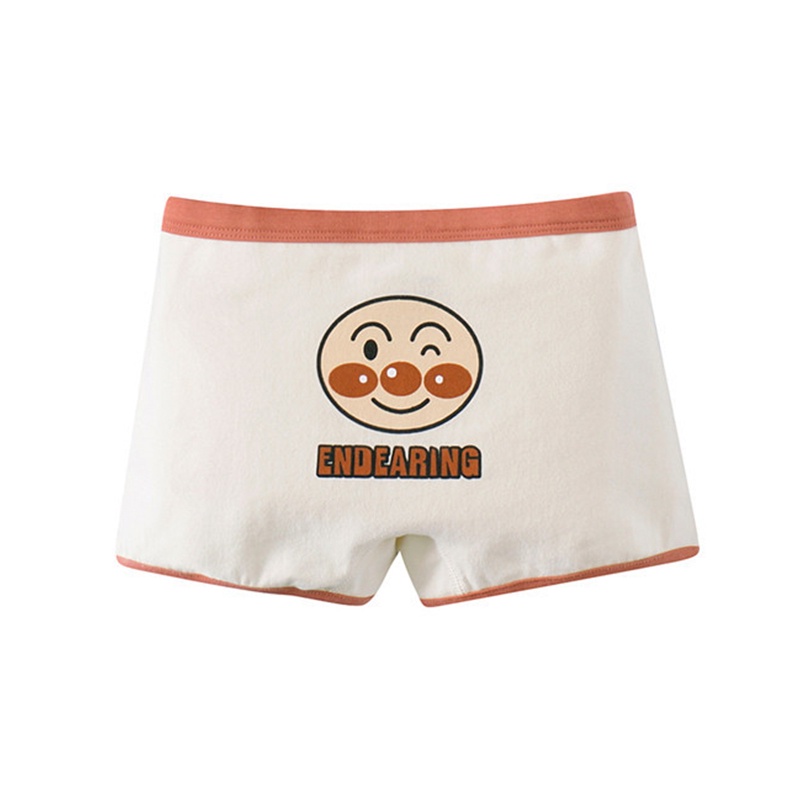 Bộ 5 QuầN LóT Boxer Cotton 100% In HìNh Anpanman Cho Bé Trai (3-12 TuổI)