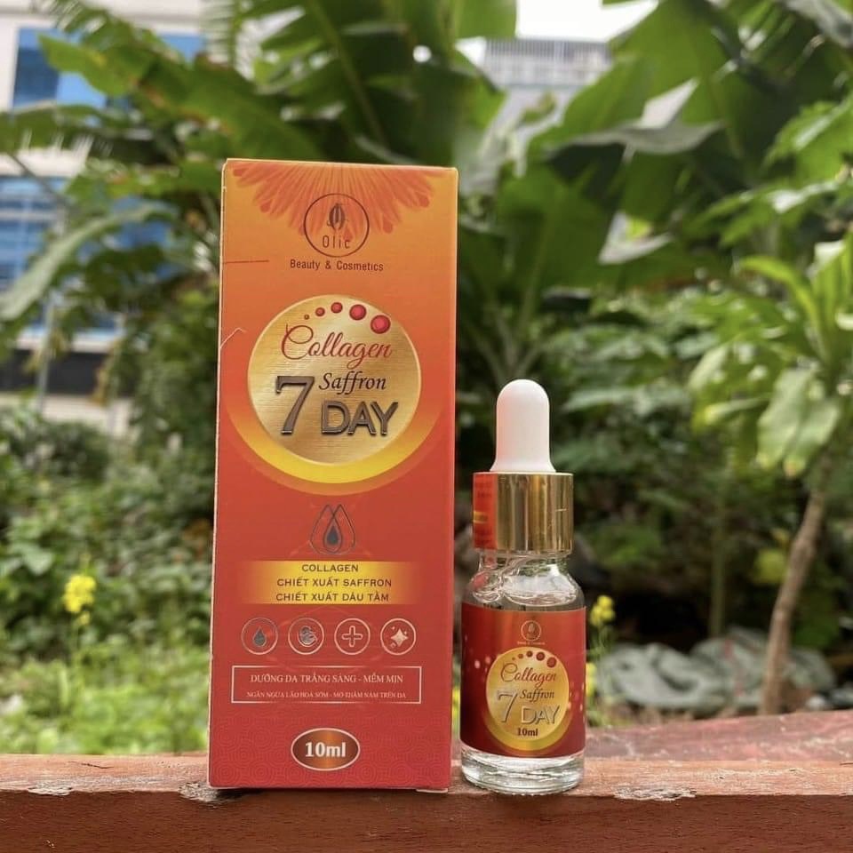 Bộ Đôi Tái Sinh Làn Da Olic- Kem Bơ Olic Và Serum Collagen saffron 7day