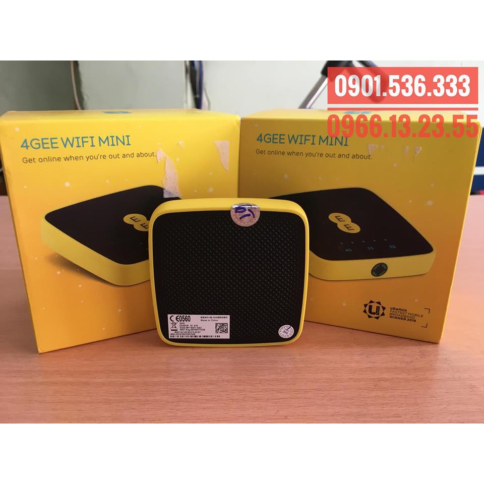 Bộ phát wifi 4G/LTE Alcatel EE40, Hỗ trợ 15 user, Pin dùng liên tục 10 tiếng