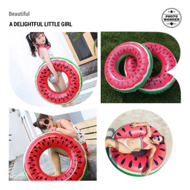 Phao bơi hình dưa hấu
